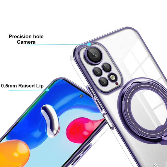 Чохол силіконовий MagSafe для Xiaomi Redmi Note 11 4G / 11s колір Чорний | Зображення 1