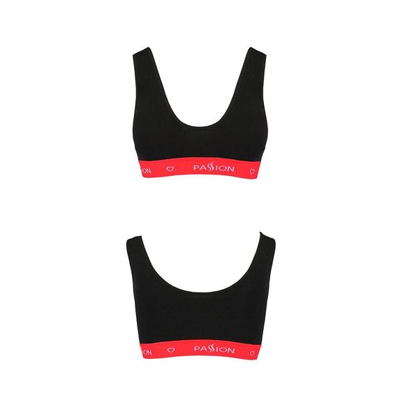 Спортивный топ на широких бретелях Passion PS003 TOP black, size S | Зображення 4