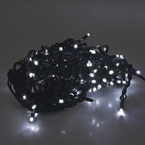 Гирлянда бахромой 120 LED White,черная изоляция,уличная,5х0.7м,BOX