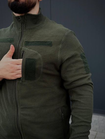 Військова Кофта Олива Army Combat Olive мікрофліс кубик | Зображення 9
