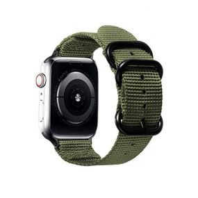 Нейлоновый ремешок Primolux Traveller для часов Apple Watch 42mm / 44mm / 45mm - Army Green