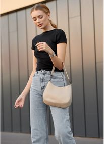 Сумка жіноча Sambag Leoma Mark Бежева 29 х 5 х 21 см (53000026)