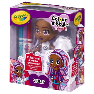 Набір для творчості Crayola Colour n Style Стильні дівчата Віолетта (918939.005) | Зображення 6