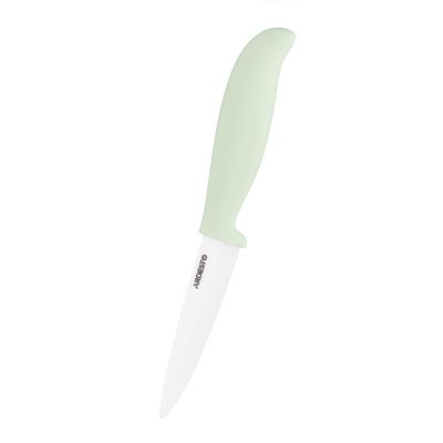 Кухонний ніж Ardesto Fresh 10см, кераміка, пластик, зелений світлий (AR2120GE)