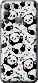 Чохол на Infinix Hot 12i Панди "4318u-2863-2448"