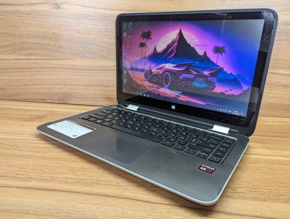 Ноутбук Б-класс HP Pavilion x360 13-a010nr / 13.3" (1366x768) TN / AMD A8-6410 (4 ядра по 2.4 GHz) / 8 GB DDR3 / 240 GB SSD / AMD Radeon R5 Graphics / WebCam / Windows 10 б/у | Зображення 4