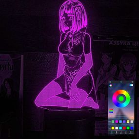 Акриловый светильник-ночник управление с телефона Хината Хьюга 2 tty-n002332