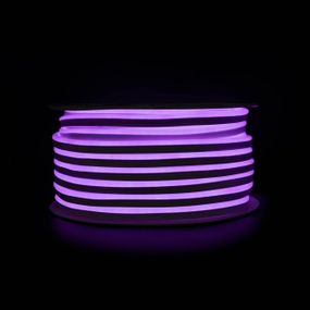 Світлодіодний неон PROLUM™ 8x16 IP68 220V Series "GL" Фіолетовий PRO