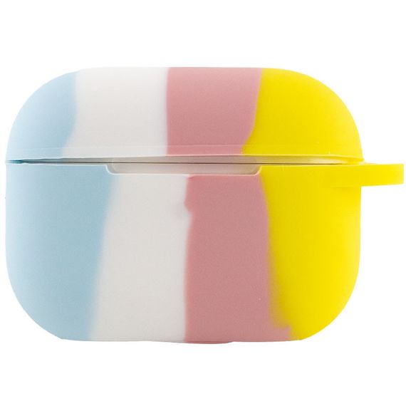 Силіконовий футляр Colorfull для навушників AirPods Pro Голубой / Желтый | Зображення 1