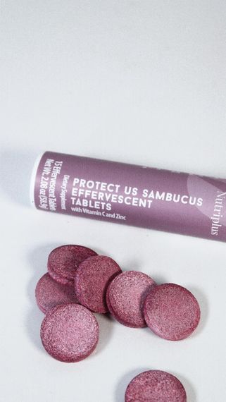 Шипуча Чорна бузина Farmasi у таблетках Nutriplus 15 шт | Зображення 3