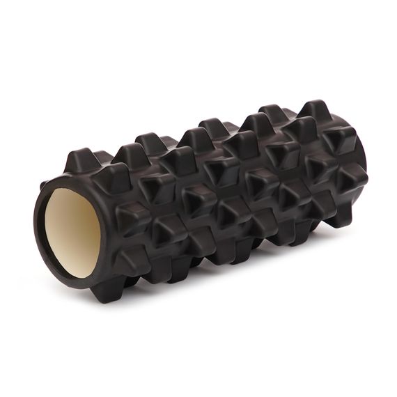 Масажний ролик Cornix EVA 33 x 14 см (валик, ролер) XR-0325 Black | Зображення 3