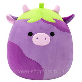 Мягкая игрушка Squishmallows - Коровка-баклажан Фредерик (30 см)