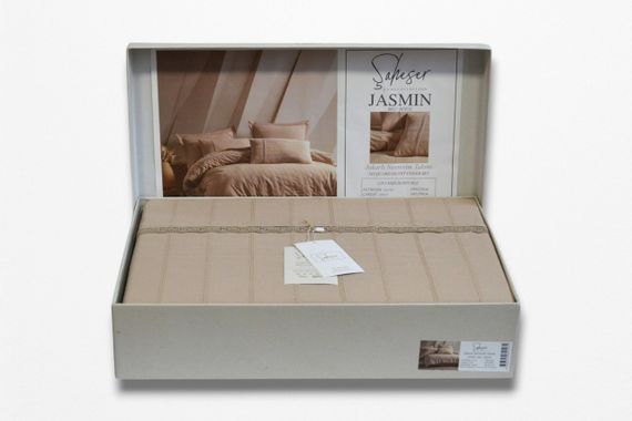 Постільна білизна Saheser Stonewashed Ranforce 200 х 220 см Jasmin Bej | Зображення 4