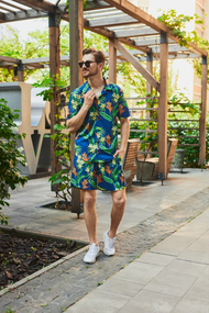 Комплект Пляжник синій S