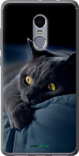 Чохол на Xiaomi Redmi Note 4 Димчастий кіт "825t-352-2448"