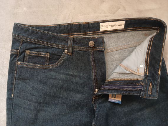 Чоловічі термо джинси на флісі 38/32 | Зображення 2