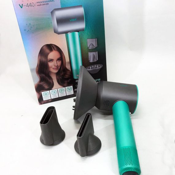 Фен-стайлер для сушіння волосся VGR V-440, Якісний фен для волосся, Хороший електричний фен HV-79 | Зображення 5
