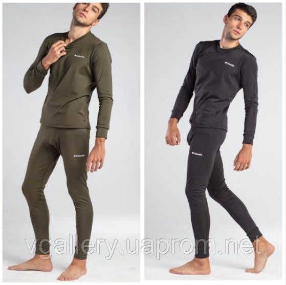 Дитяча термобілизна Columbia на флісі з начосом — преміум'якість — зріст 110-164 — Унісекс S чоловіча на флісі