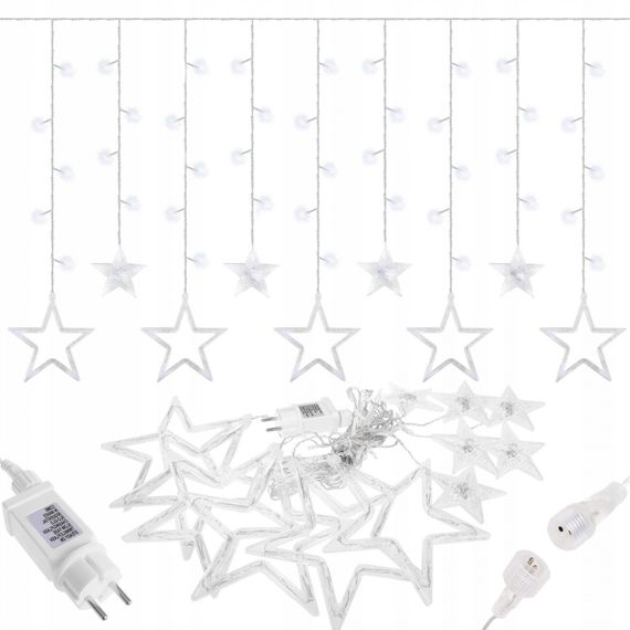 Гірлянда бахрома вулична (зовнішня) Springos 2 м 138 LED CL4011 Cold White | Зображення 9