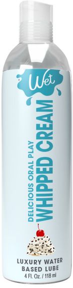 Розпродаж!!! Лубрикант на водній основі Wet Oral Play Whipped Cream (118 мл) (термін 13.03.2026)