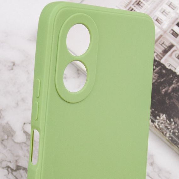 Силіконовий чохол Candy Full Camera для Oppo A58 4G Фісташковий | Зображення 4