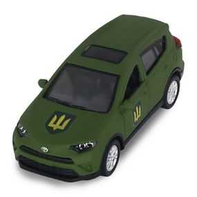 Автомодель серии "Шевроны Героев" Toyota RAV4 "Сухопутные войска ВСУ" TechnoDrive KM6198M2