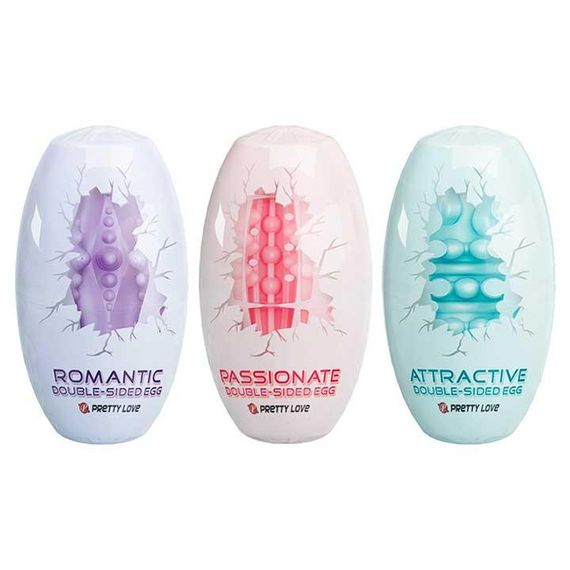 Яйцо-мастурбатор Pretty Love фиолетовый | Зображення 5