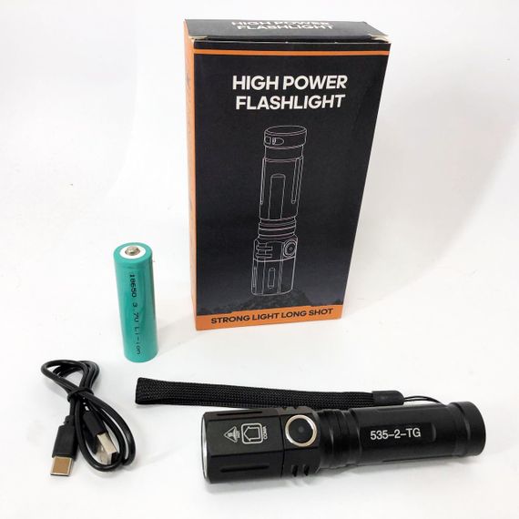 Светодиодный рабочий фонарь перезаряжаемый портативный PLD-535-2, Мощный аккумуляторный лед фонарик NJ-15 | Зображення 4