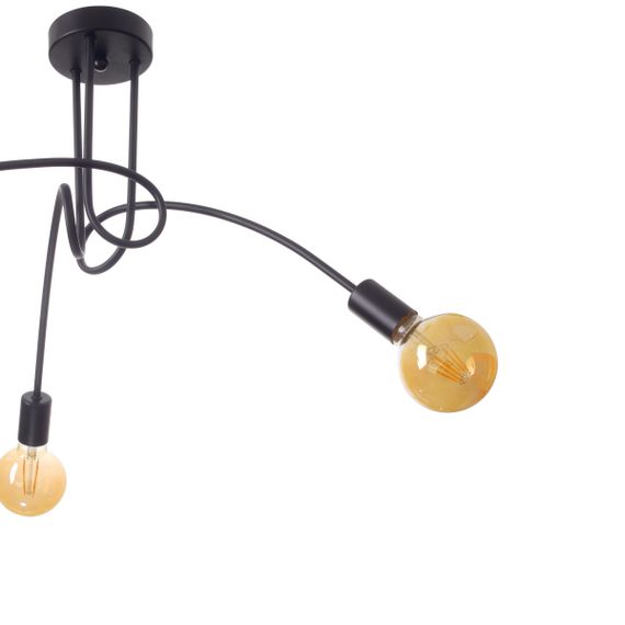 Люстра лофт потолочная в спальню Е27 60W BK (BR-01 604C/3) | Зображення 1