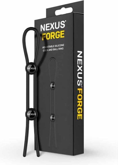 Двойное эрекционное кольцо-лассо Nexus FORGE, диаметр регулируется | Зображення 4