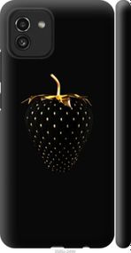 Чохол на Samsung Galaxy A03 A035F Чорна полуниця "3585m-2499-24368"