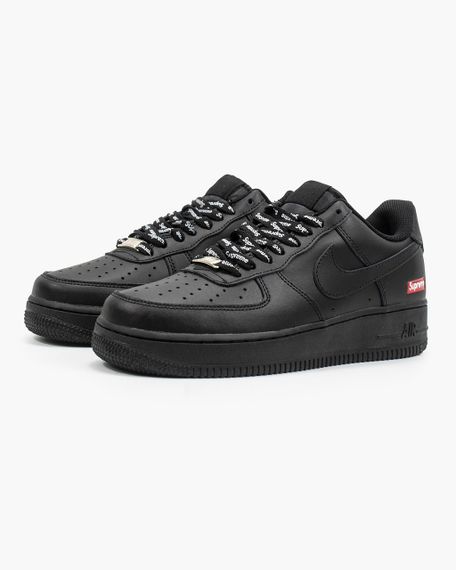 Кросівки Air Force 1 '07 Supreme "Black" весна / літо / осінь 0393 39 25 см | Зображення 2