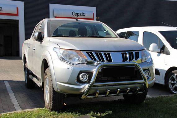 Кенгурятник WT003 (нерж) для Mitsubishi L200 2015-2024 гг | Зображення 3