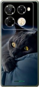 Чохол на Infinix Note 40 PRO 5G Димчастий кіт "825u-3690-2448"