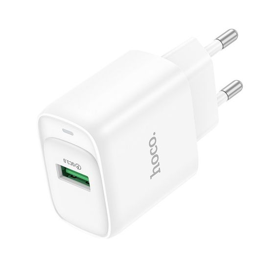МЗП Hoco C140A Smart QC3.0 18W (1USB-A) White | Зображення 2