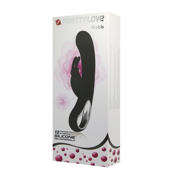 Вібратор - Pretty Love Webb Vibrator Black Sex Aura | Зображення 5