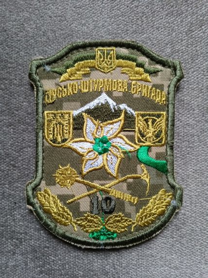 Шеврон 10 гірсько штурмова бригада