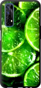 Чохол на Realme 7 Зелені часточки лимона "852b-2081-2448"