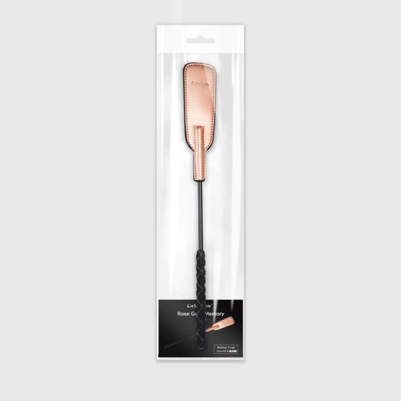 Шльопанка Liebe Seele Rose Gold Memory Riding Crop Рожево-золотиста One Size | Зображення 2