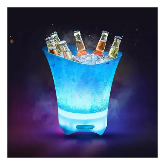Відро для льоду, що світиться, з Bluetooth-колонкою, відро для пікніка або вечірки з яскравим підсвічуванням | Зображення 4