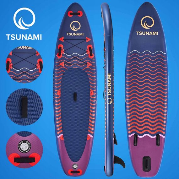 Надувна SUP дошка TSUNAMI 350 см із веслом Wave T05 (P-5907739314246) | Зображення 4