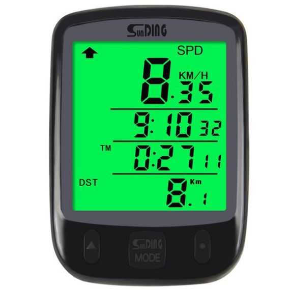 Безпроводной велокомпьютер SunDing SD-563A, Спидометр на велосипед максимальной скорости VW-67 | Зображення 7