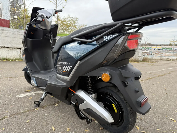 Електроскутер Crosser CR-20 2500W 72V 24Ah LiFePO4, до 75 км, 65 км/год, преміум електроскутер Синій | Зображення 9