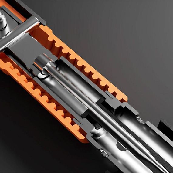 Пневматичний пістолет для забивання цвяхів, в кейсі / Ручний степлер для цвяхів / Нейлер | Зображення 4