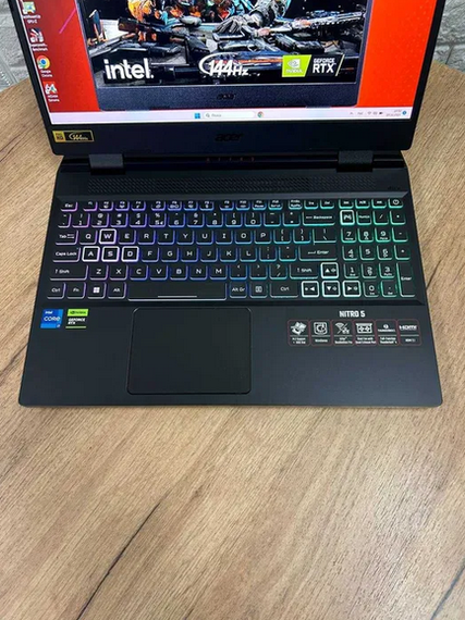 Ноутбук Acer Nitro 5 15,6" FHD IPS 144Hz i7 12650H 16Gb SSD 512Gb RTX 4050 Б/В | Зображення 1
