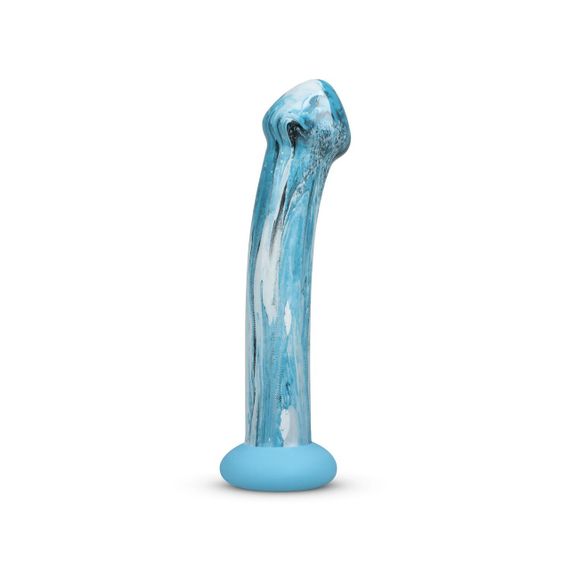 Стеклянный дилдо Gildo - Ocean Ripple Glass Dildo