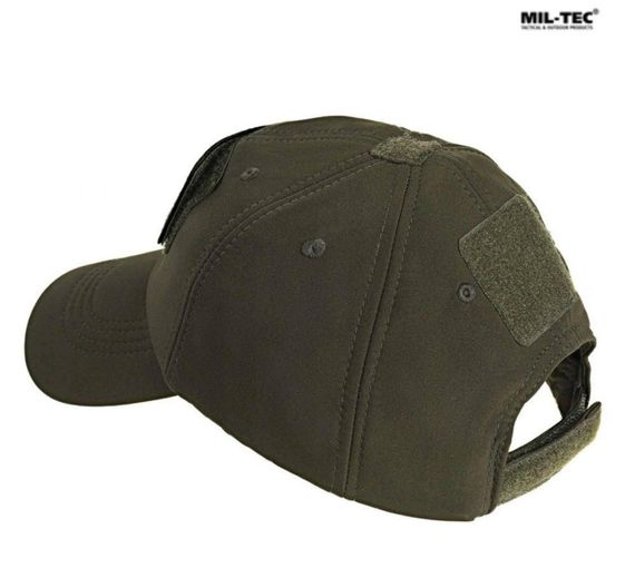 Бейсболка тактична тепла MIL-TEC SoftShell Baseball Cap Olive | Зображення 2