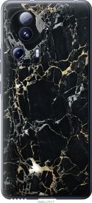 Чехол на Xiaomi 13 Lite Черный мрамор "3846u-3017-17620"