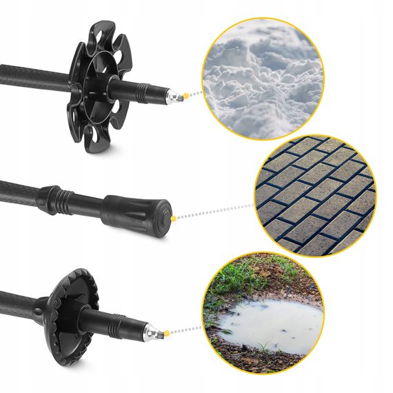 Трекінгові палиці Mountain Goat Active 38-130 см Black (P-5905973404679) | Зображення 6