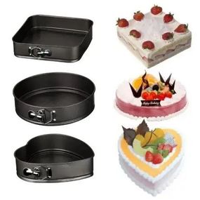 Формы для выпекания UNIQUE UN-1703 3шт диаметр 24, 26, 28 см набор форм для тортов бисквитов кексов XZ-92